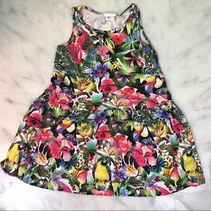 kate morgan studio x h&m • tropical dress 4-6y